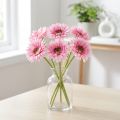 Artificial Gerbera Garden Flowers, Pink, 47cm, 6 Pieces | Floristik24.co.uk