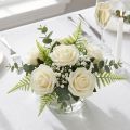 Foam Rose Ø6cm Cream 27 pcs | Floristik24.co.uk