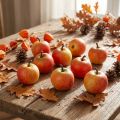 Artificial Fruit Decorative Apples Cox Orange 3.5cm 24 Pieces Scatter Decoration Autumn Decoration | Floristik24.co.uk