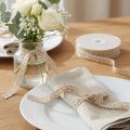 Decorative ribbon crochet lace ribbon beige W12mm L20m | Floristik24.co.uk