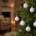 Christmas tree decorations Christmas ball white 3 cm 14 pieces | Floristik24.co.uk