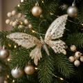 Butterfly to clamp, tree decoration, Advent, wedding decoration, decoration clip L16cm W13cm | Floristik24.co.uk