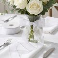 Organza ribbon gift ribbon white ribbon selvedge 50m | Floristik24.co.uk