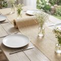 Table runner, bleached jute ribbon, 30cm x 5m | Floristik24.co.uk