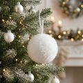 Snowball decoration snow decoration winter decoration decoration hanger 7.5cm | Floristik24.co.uk