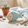 Wooden fish Decorative fish for marine centre pieces Light blue 18×10cm | Floristik24.co.uk