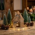 Wooden house decoration Christmas house wooden house decoration wooden stand H10cm | Floristik24.co.uk