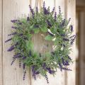 Lavender wreath flocked Ø25cm | Floristik24.co.uk