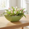 Decorative bowl light green 55.5cm x 14cm H17.5cm 1 pc | Floristik24.co.uk