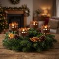Tealight holder for sticking rust Ø5.2cm H10.5cm 4pcs | Floristik24.co.uk
