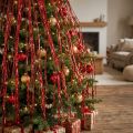 Glamorous tinsel door decoration for parties and celebrations | Floristik24.co.uk