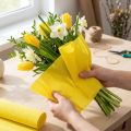Florist Crepe Paper Yellow 50x250cm | Floristik24.co.uk