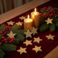 Scattered stars light gold glitter 4-5cm 40pcs | Floristik24.co.uk