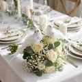 Dove on the clip white 14cm 2pcs | Floristik24.co.uk