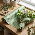 Flower silk 50cm check green 5kg | Floristik24.co.uk
