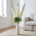 Delphinium White Artificial Delphinium Silk Flowers Artificial Flowers 3pcs | Floristik24.co.uk