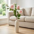 Silk flower peony artificial light pink, white 135cm | Floristik24.co.uk