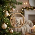 Hanging decoration window Christmas decoration reindeer wood decoration 19.5cm | Floristik24.co.uk