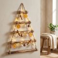 Wall decoration Christmas tree wood boho decoration flamed 50×65cm | Floristik24.co.uk