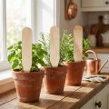 Garden stakes wooden bed stakes for herbs &amp; Co 10cm 12pcs | Floristik24.co.uk