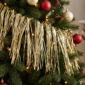 Tinsel light gold tinsel curtain decoration gold 90×200cm | Floristik24.co.uk