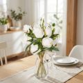 Artificial flower bouquet of roses for stylish table decoration, 31cm, 3 pieces | Floristik24.co.uk