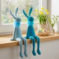 Decorative Bunny Cute Easter Decoration Shelf Sitter for Windowsill 36cm 2pcs | Floristik24.co.uk