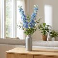 Delphinium Artificial Garden Flower Larkspur Blue 88cm 2pcs | Floristik24.co.uk
