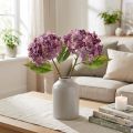 Artificial Hydrangeas Purple Artificial Flowers Hydrangea 34cm 2pcs | Floristik24.co.uk