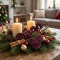 Dry decoration Palm Male wine red 25 pieces | Floristik24.co.uk