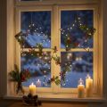 Christmas Decoration Metal Star Black Star Pendant 15cm 6 Pcs | Floristik24.co.uk