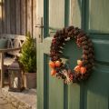 Cone wreath alder cone decorative wreath to hang nature Ø25cm | Floristik24.co.uk