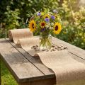 Natural jute ribbon, 15cm wide, 40m long | Floristik24.co.uk