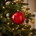 Christmas ball plastic small Ø14cm red 1 pc | Floristik24.co.uk