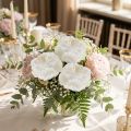 Rose Blossom White 17cm 4 pcs | Floristik24.co.uk