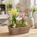 Flower stick rabbit made of wood 9cm 12 pcs | Floristik24.co.uk