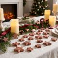 Scatter Decoration Christmas Stars Scatter Stars Pink Ø4/5cm 40 Pcs | Floristik24.co.uk