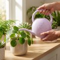 Watering can for houseplants, flowers, lilac, 1.8L, decoration | Floristik24.co.uk