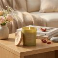 Scented candle in glass Camila pomegranate Ø7.5cm H8cm | Floristik24.co.uk