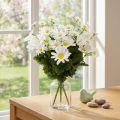 Daisy bouquet white 45cm | Floristik24.co.uk
