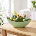 Decorative bowl, plant bowl, pastel green 39cm x 12cm H13cm | Floristik24.co.uk