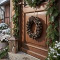 Cone wreath cypress cone wreath door wreath nature Ø20cm | Floristik24.co.uk