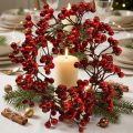 Berry wreath red artificial plants red Christmas Ø20cm | Floristik24.co.uk