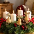 Advent decoration angel decoration flower plug 5×11cm 12 pcs | Floristik24.co.uk