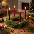 Artificial fir wreath, green-brown with cones, Christmas decoration, Ø49cm | Floristik24.co.uk