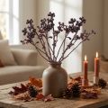 Eucalyptus branch blackberry frosted 25 pcs | Floristik24.co.uk