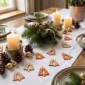 Scatter decoration Christmas tree orange 4 cm 72 pcs | Floristik24.co.uk
