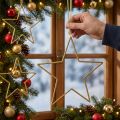 Glittering golden decorative