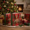 Gift bags Christmas tree red