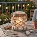 Decorative Glass Macrame Shells Table Decoration Hanging Decoration Ø14cm | Floristik24.co.uk